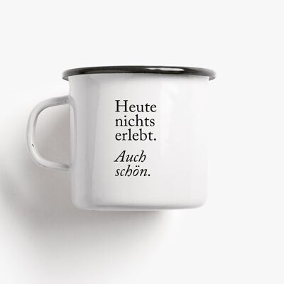 Tasse aus Emaille / Auch Schön