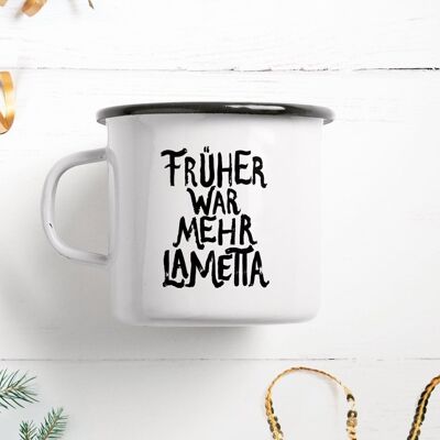 Taza de esmalte/oropel