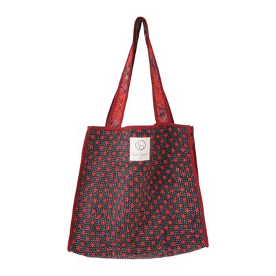 Tote bag en kantha N°330