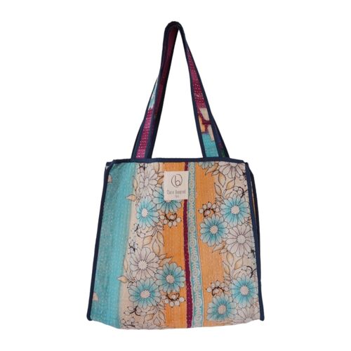 Tote bag en kantha N°334