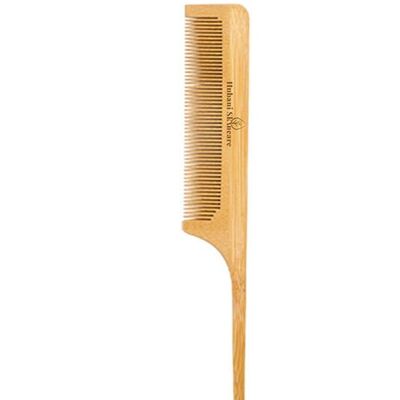 Eco-friendly Biodegradable Bamboo Rat Tail Comb