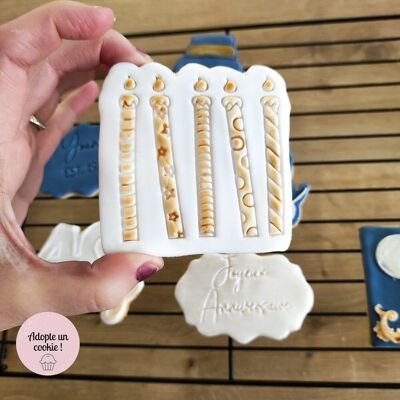 Cookie Cutter 8 cm - candles