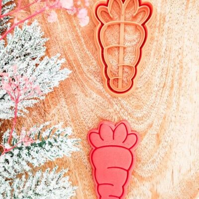 Cortador de galletas 8 cm - zanahoria