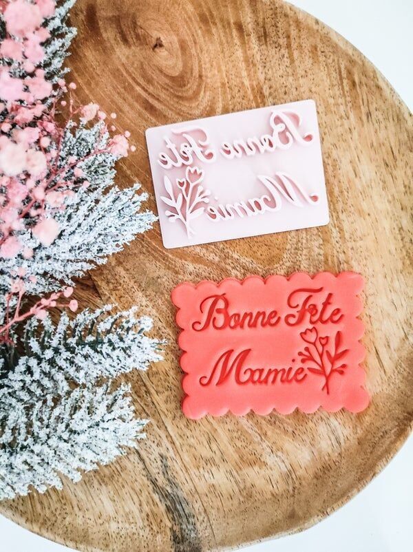 Cortador de galletas 8 cm - mantecacita feliz cumpleaños abuela