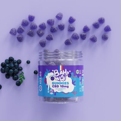 GUMMIES VEGAN RELAXATION | ARÔME MYRTILLE | 60 BONBONS