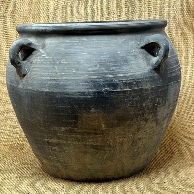 Vaso vintage in ceramica Shanxi grigio KX3112A