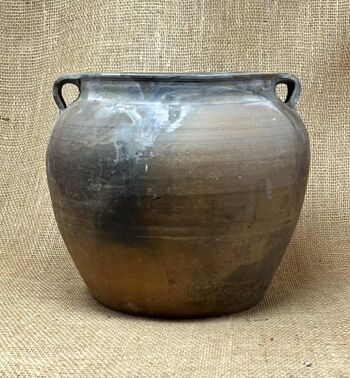 Pot en céramique Shanxi vintage gris marron KX3112B 2