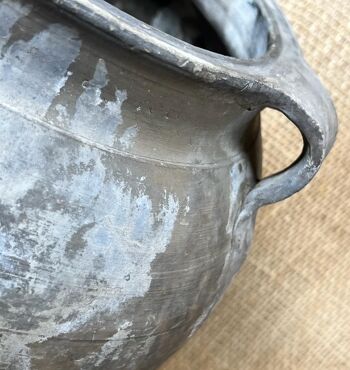 Pot en céramique Shanxi vintage gris marron KX3112B 3