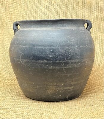Pot en céramique Shanxi gris vintage KX3112G 5