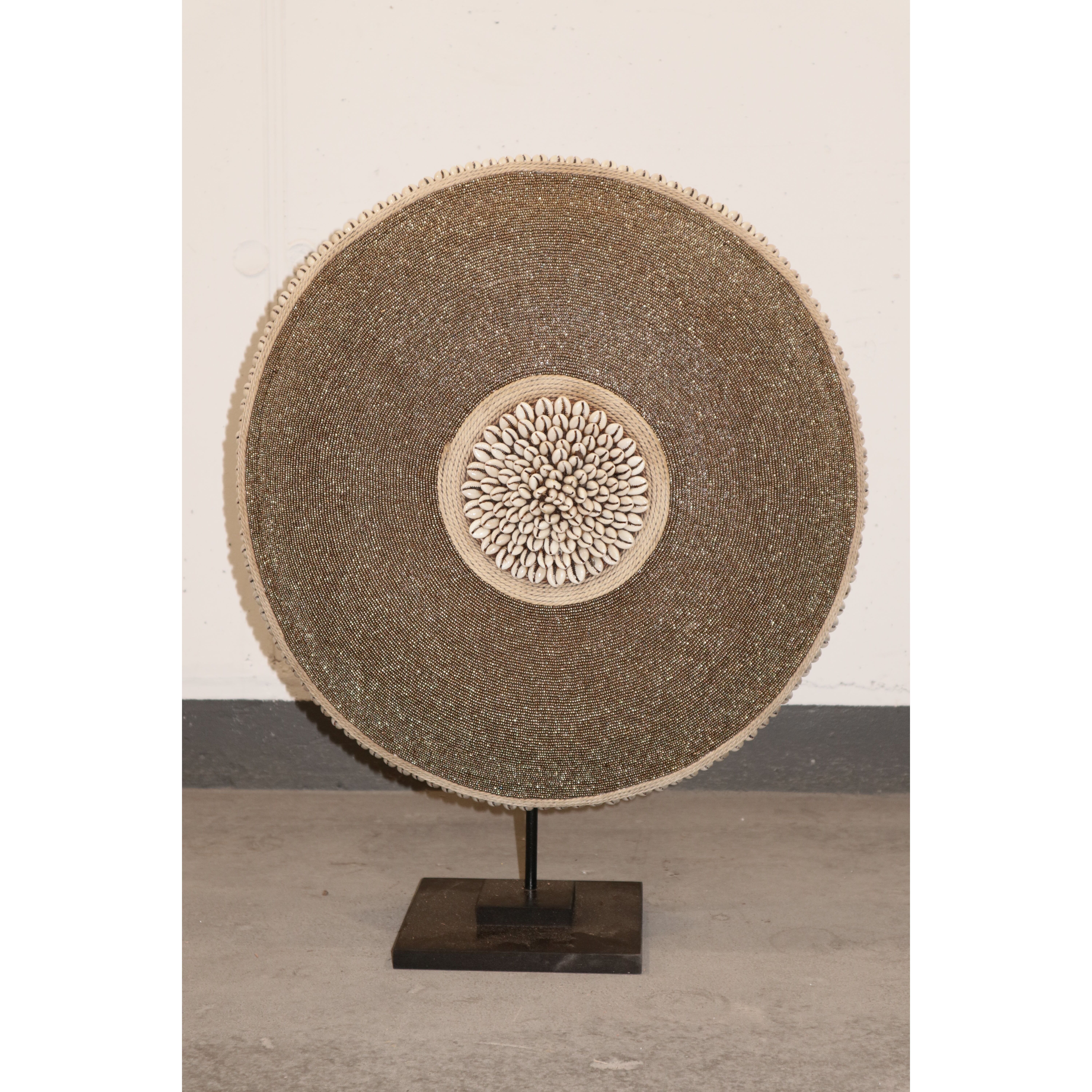 Bouclier Perlé Cameroun - L - 55cm Or 09