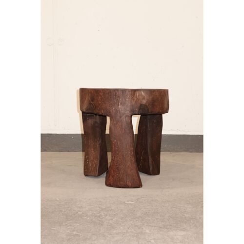 Hand Carved Wooden Stool\Side Table - 47.1