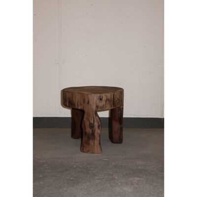 Hand Carved Wooden Stool\Side Table - 48.1