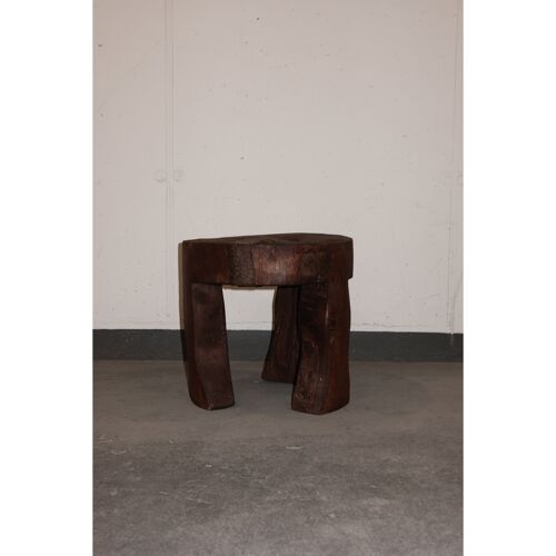 Hand Carved Wooden Stool\Side Table - 48.2