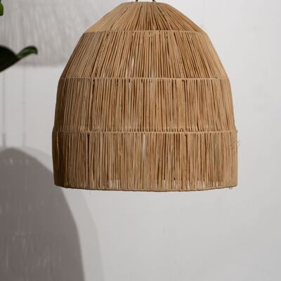 Handgewebter Lampenschirm aus Moroco-Jute - M