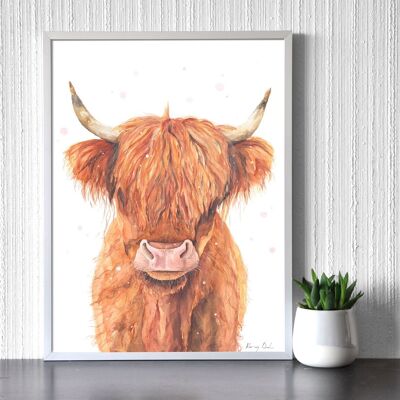 Vache des Highlands - Impression d’art