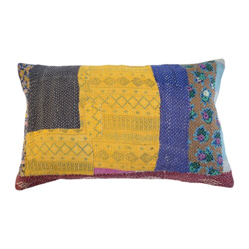 Coussin en Kantha N°454