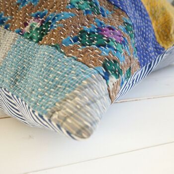 Coussin en Kantha N°454 2