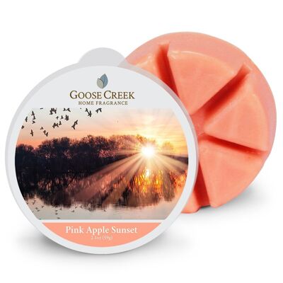 Rose pomme coucher de soleil goose creek cire fondre