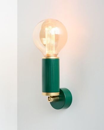 Luminar Applique / Plafonnier Ampoule En Vert Mousse 1