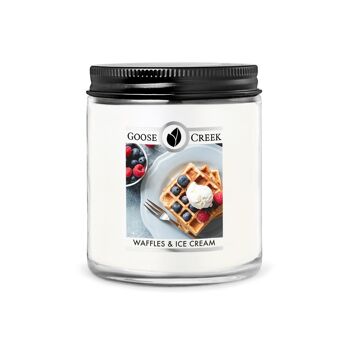 Gaufres Glace et crème Goose Creek Candle® 45 heures de combustion 198 grammes 1