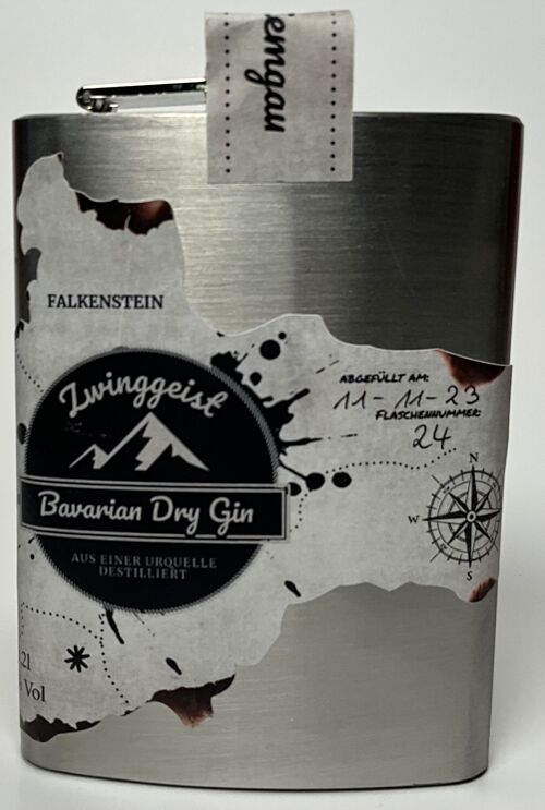 Falkenstein Bavarian Dry Gin  im Loden Dry Gin verfahren hergestellt