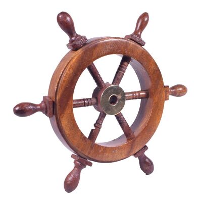 Decorative Wooden Ship Wheel