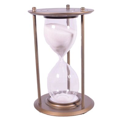 Reloj de arena de aluminio de 15 minutos.