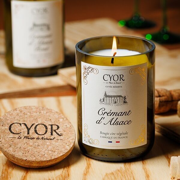 BOUGIE PARFUMEE CREMANT D’ALSACE
