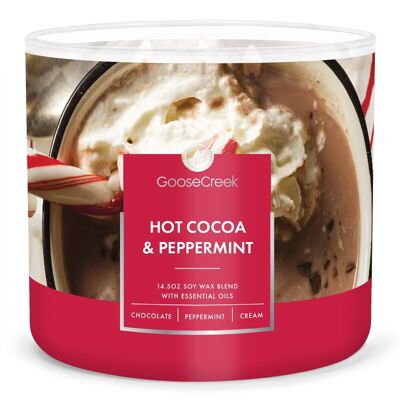 Hot Cocoa Peppermint Goose Creek Candle® 411 Gramm