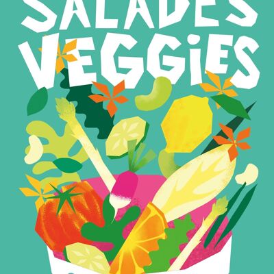 LIVRE DE CUISINE - Salades veggies
