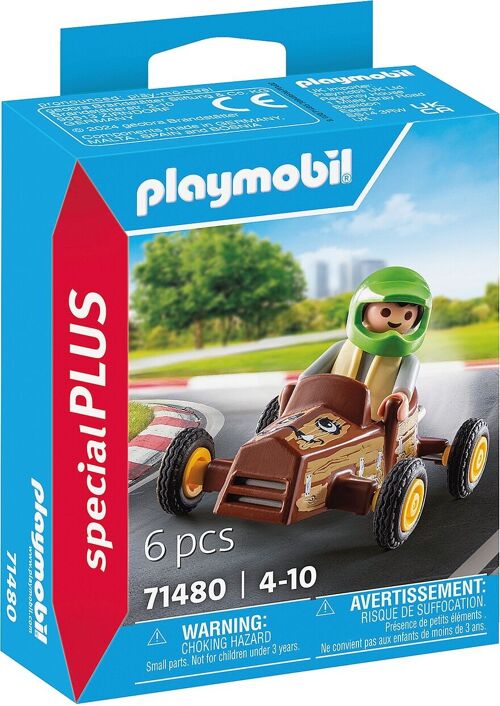 Playmobil 71480 - Enfant Avec Kart SPE+