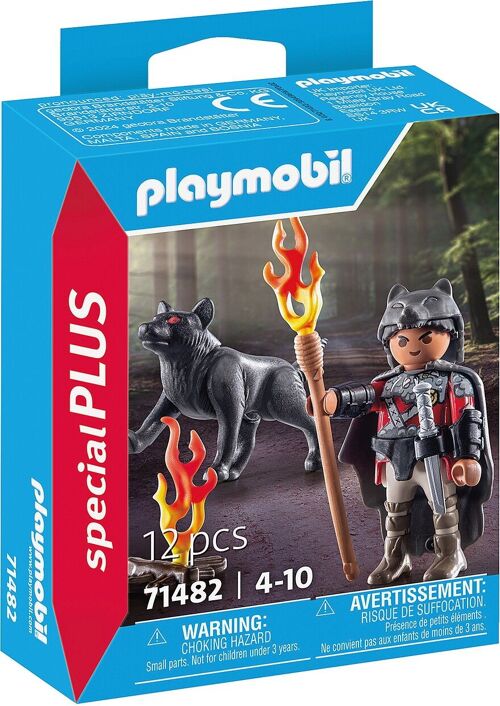 Playmobil 71482 - Guerrier Avec Loup SPE+