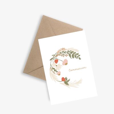 COMUNIONE - Cerimoniale card