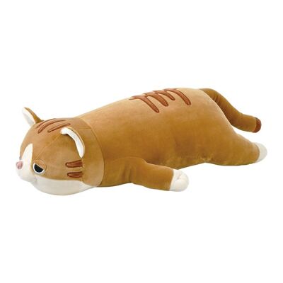 Nemu Nemu Plush Toy - MUGI - Brown Cat - Size L - 54 cm
