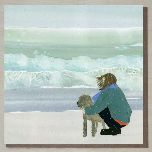 Sea dog (coastal/seaside card)