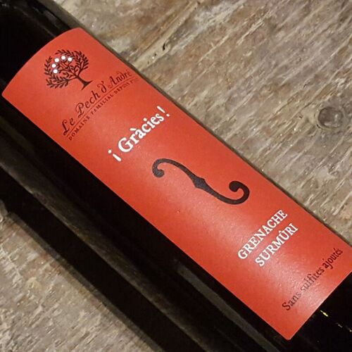 Gràcies (vin rouge moelleux bio)