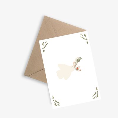 LA DOVE - Ceremonial Card (Baptism, Communion, Wedding)