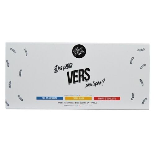 Insectes comestibles - Box Vers 3 saveurs