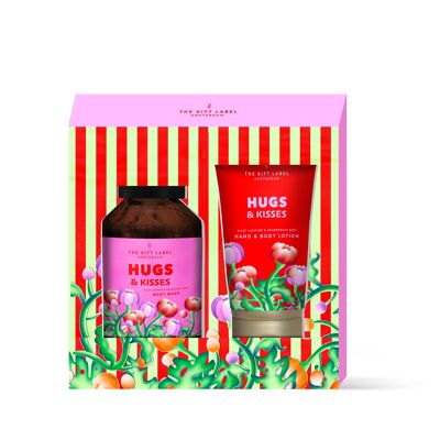 Caja Regalo Dulce Sorpresa - Abrazos y Besos