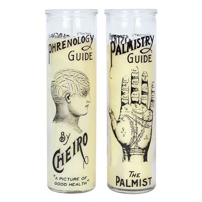 Phrenology Glass Candle