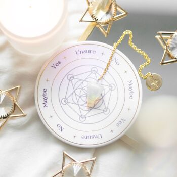 Kit de divination pendule Opalite 1