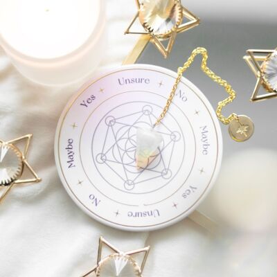 Kit de divination pendule Opalite