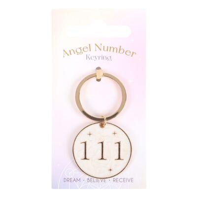 Porte-clés numéro angélique 111