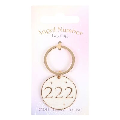 Porte-clés numéro angélique 222