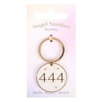 Porte-clés numéro angélique 444 1