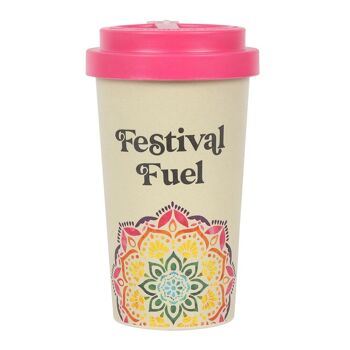 Festival Fuel Mandala Bambou Eco Mug de voyage