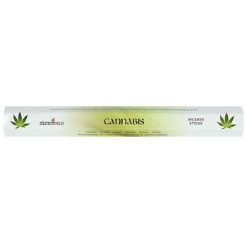 Lot de 6 Sachets de Bâtonnets d'Encens Elements Cannabis 2