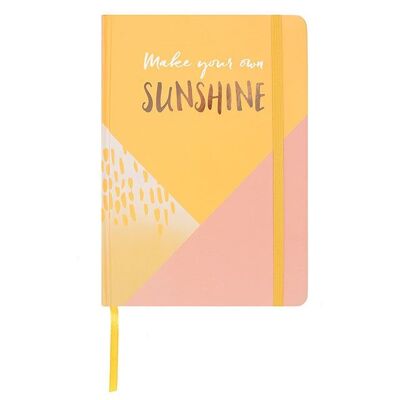 Erstellen Sie Ihr eigenes Sonnenschein-A5-Notizbuch