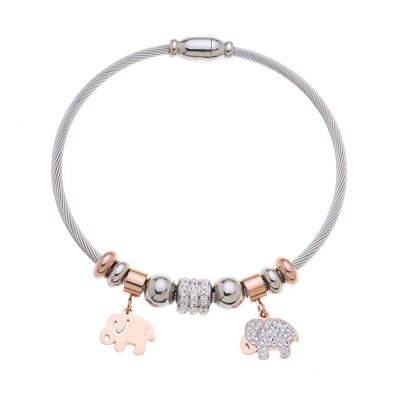 Bracelet - éléphant à la mode