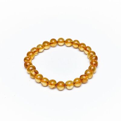 Amber bracelet baroque honey